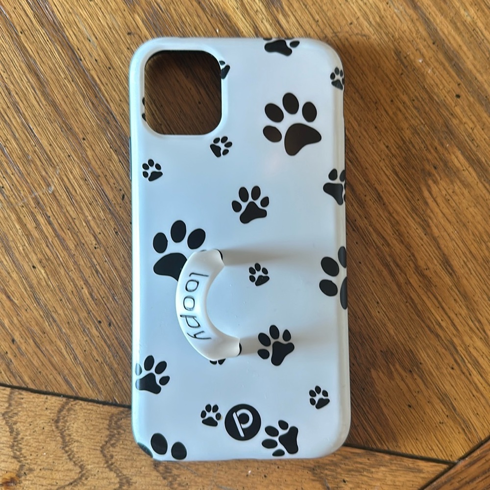Loopy paw prints iPhone 11 case